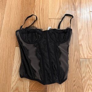 Urban black corset
